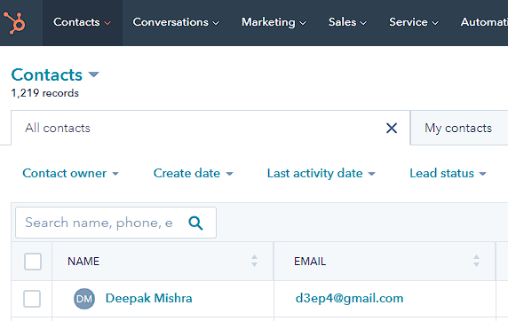 Hubspot API - Create Contact in PHP