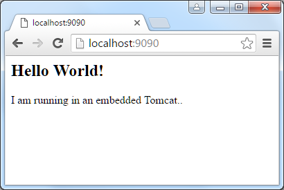 Embed tomcat without spring boot