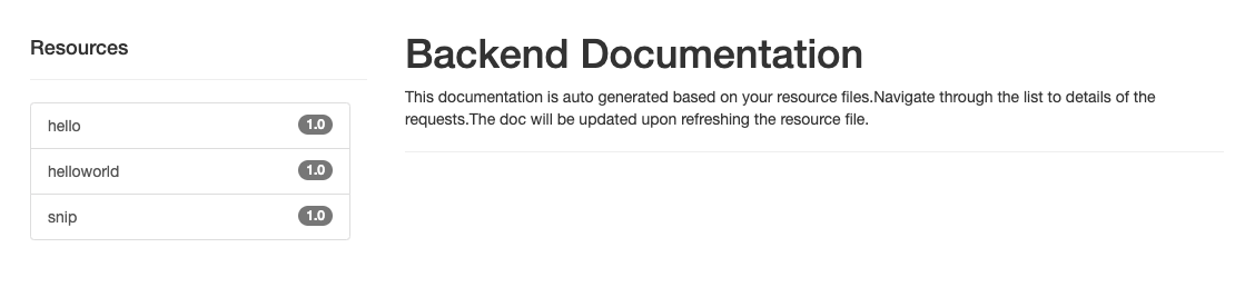 Live API Docs Live API Docs