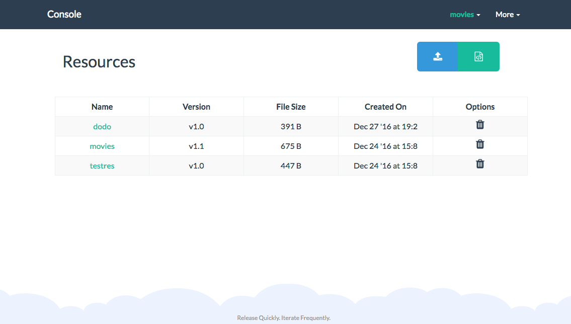 Metamug Resource Screen